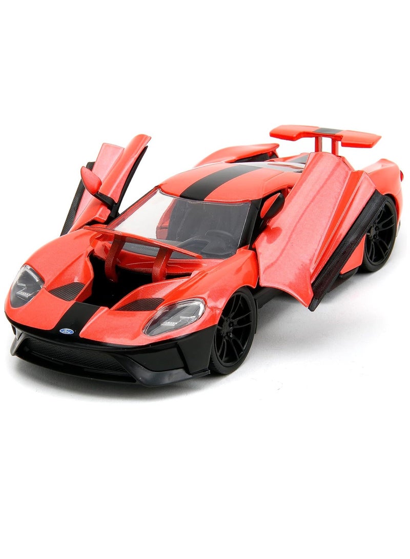 JADA جادا بينك سليبس 1:24 2017 فورد جي تي برتقالي معدني - Image 1