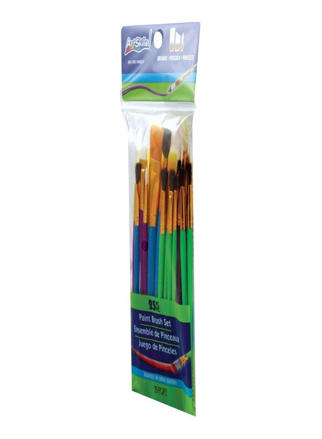 ArtSkills Paint Brush Set, Assorted Brushes, 25 Pieces (PA-1986) - Image 3