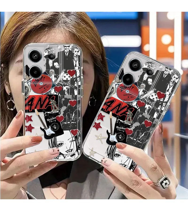 Designer Phone Case Mixed Color 1 For Poco C65 3D Anime Print Shockproof Cover - Image 1
