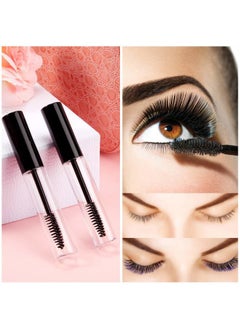 Patelai 25 Pieces 10 ml Empty Mascara Tubes Wand Empty Eyelash Bottle Clear Refillable Mascara Container with 4 Pieces Funnels Transfer Pipettes for Castor Oil and DIY Cosmetics(Black)  - Image 3