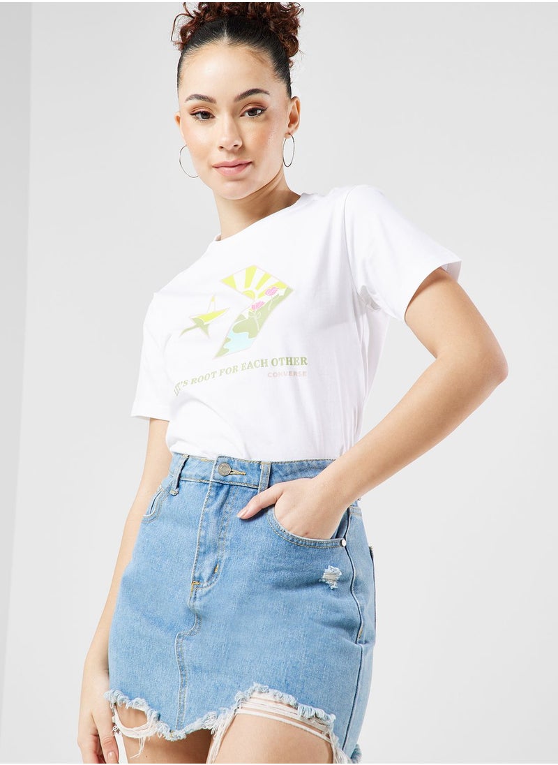 CONVERSE - Star Chevron Infill T-Shirt - Image 1