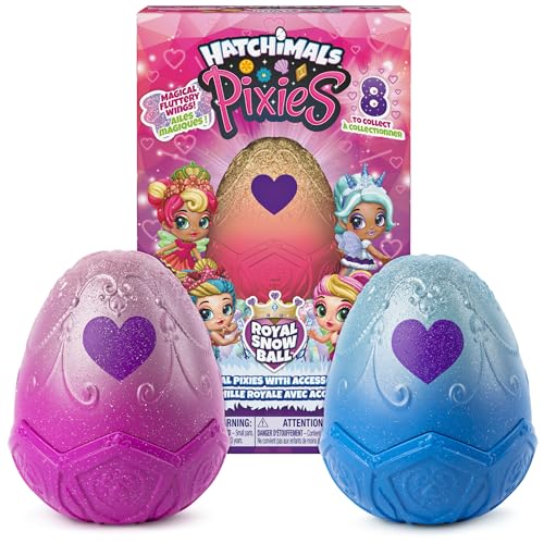 Hatchimals Pixies Royals 2Pack 25Inch Collectible Dolls and Accessories for Kids Aged 5 and Up Styles May Vary - Image 1