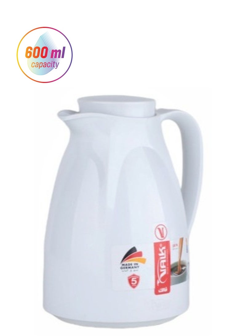Valk Vacuum Flask With Double Wall Glass 600 ml Wide Mouth With Anti-Leakage Made in Germany - Image 1