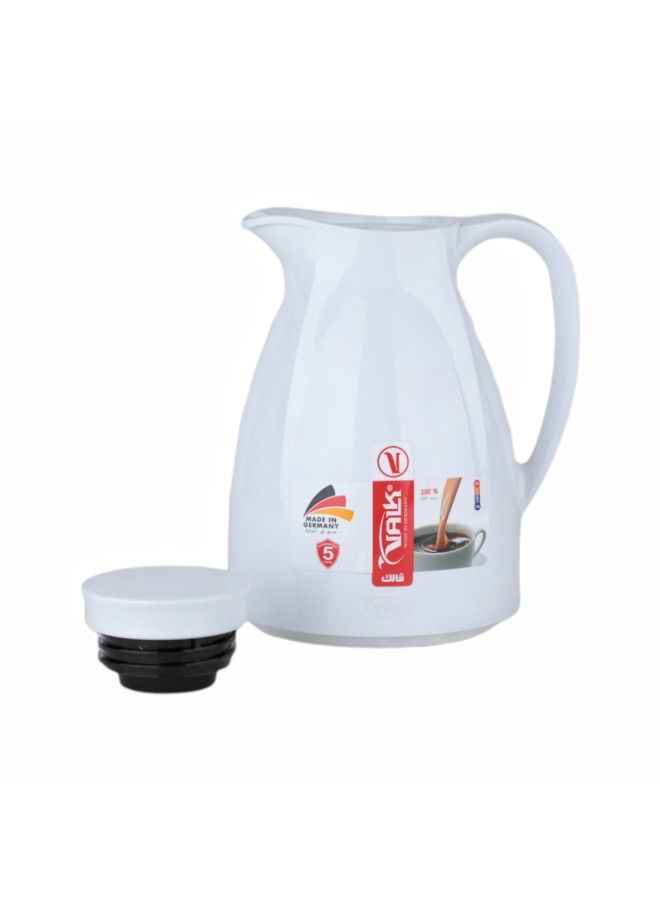 Valk Vacuum Flask With Double Wall Glass 600 ml Wide Mouth With Anti-Leakage Made in Germany - Image 2
