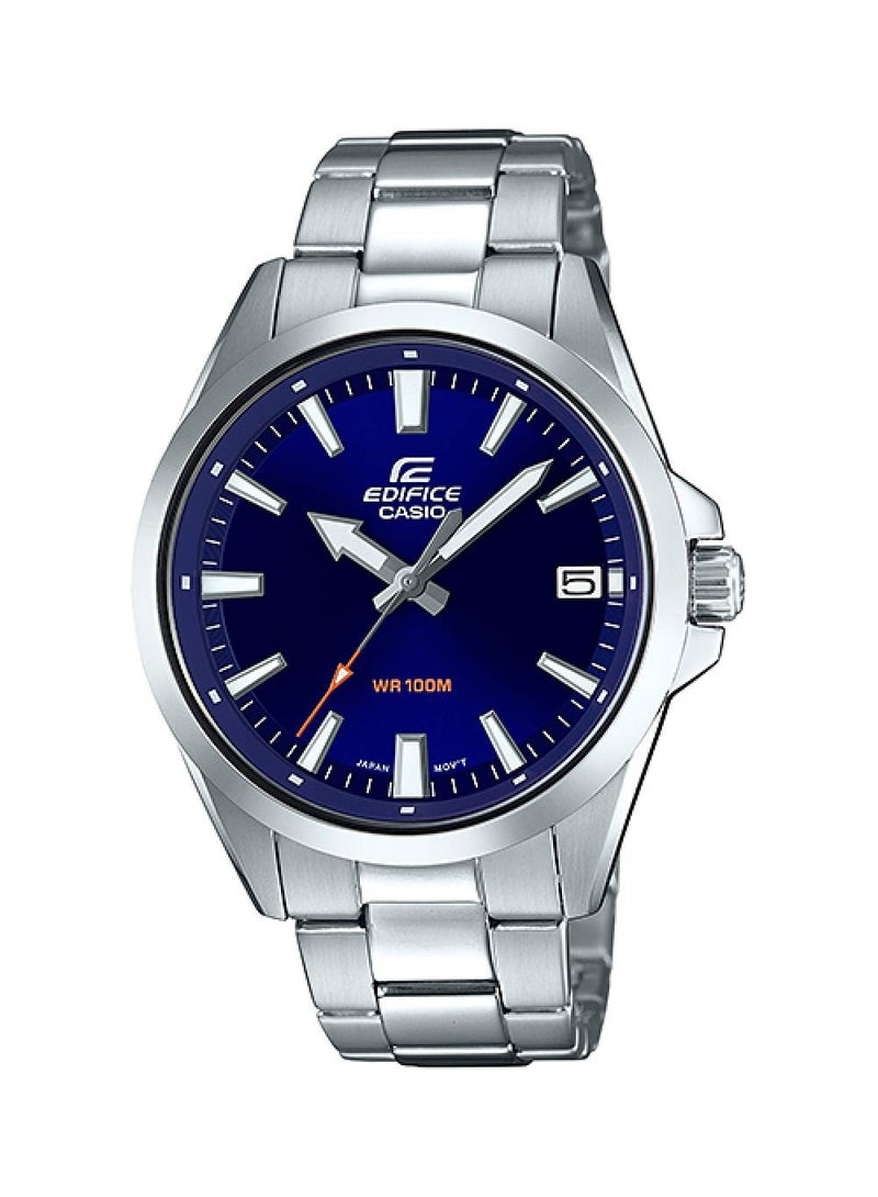 CASIO Edifice Quartz Blue Dial Stainless Steel Men's Watch EFV-100D-2AV - Image 1