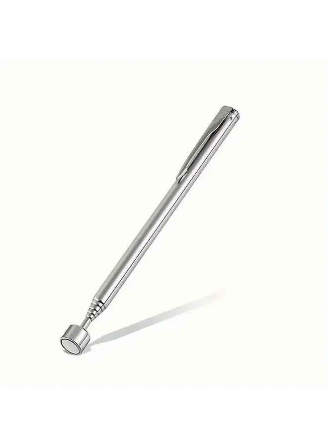 3 في 1 ماسك مغناطيسي تلسكوبي فضي ثقيل من الفولاذ المقاوم للصدأ قابل لتعديل الطول - Image 4