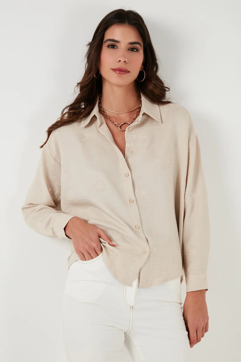 ليلا Floral Regular Fit Shirt Women's Shirt 67044532S4
