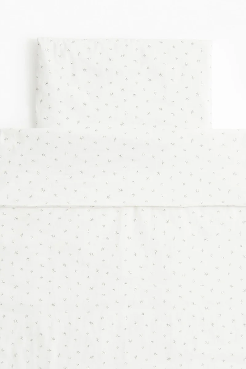 H&M Cot duvet cover set
