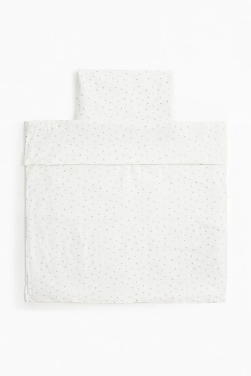 H&M Cot duvet cover set