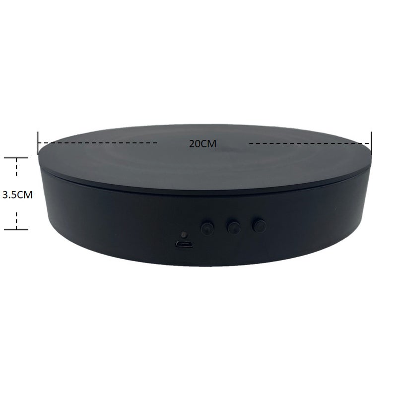 New Electric Turntable Panoramic E-Commerce Live Po Usb Charging Speed Automatic Electric Rotating Booth - Image 5