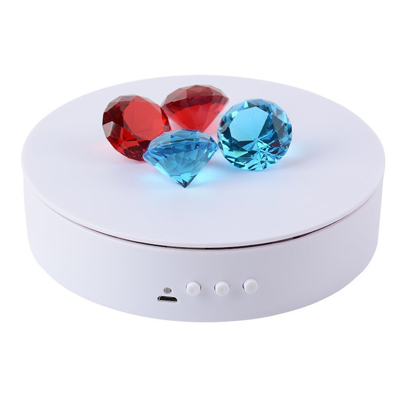 New Electric Turntable Panoramic E-Commerce Live Po Usb Charging Speed Automatic Electric Rotating Booth - Image 4