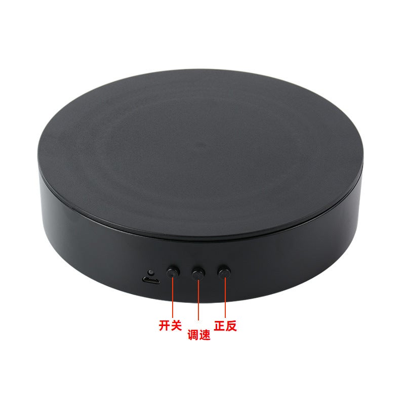 New Electric Turntable Panoramic E-Commerce Live Po Usb Charging Speed Automatic Electric Rotating Booth - Image 1