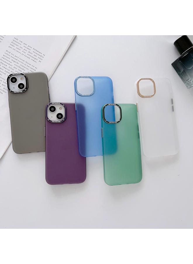 زبون جراب لهاتف iPhone 13 مع إطار عدسة معدنية غير لامعة وغطاء هاتف كمبيوتر شخصي - Image 2