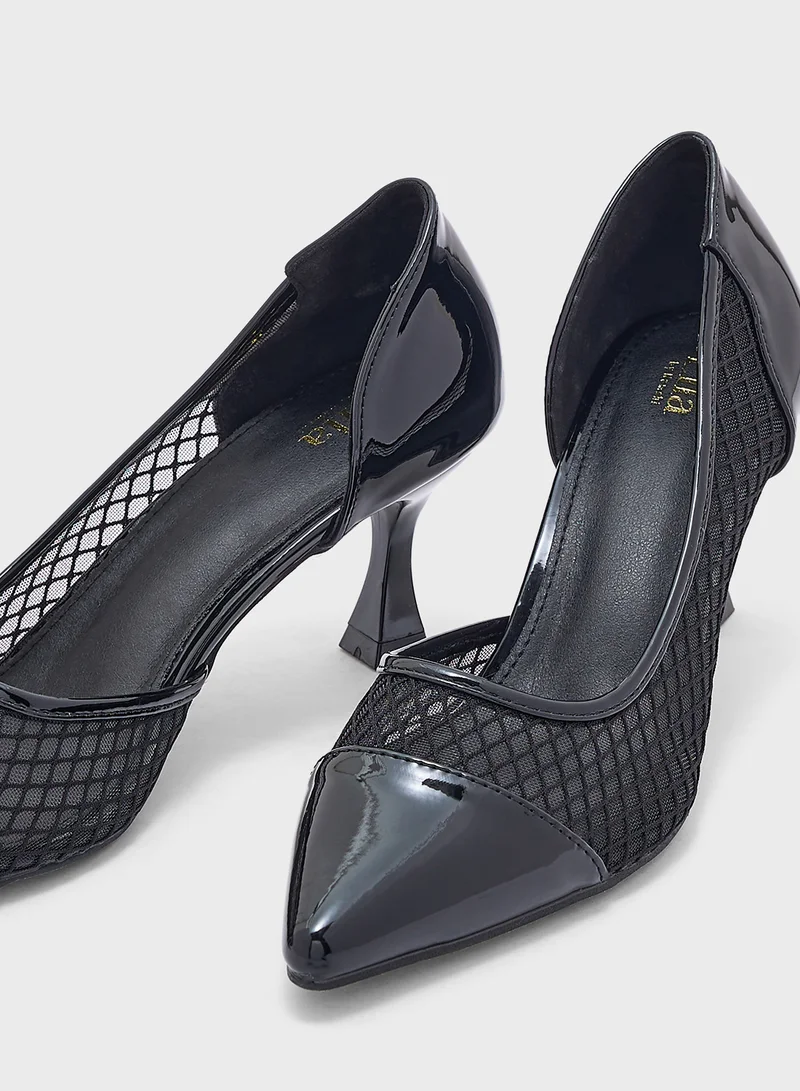 ELLA Mesh Detail Pump