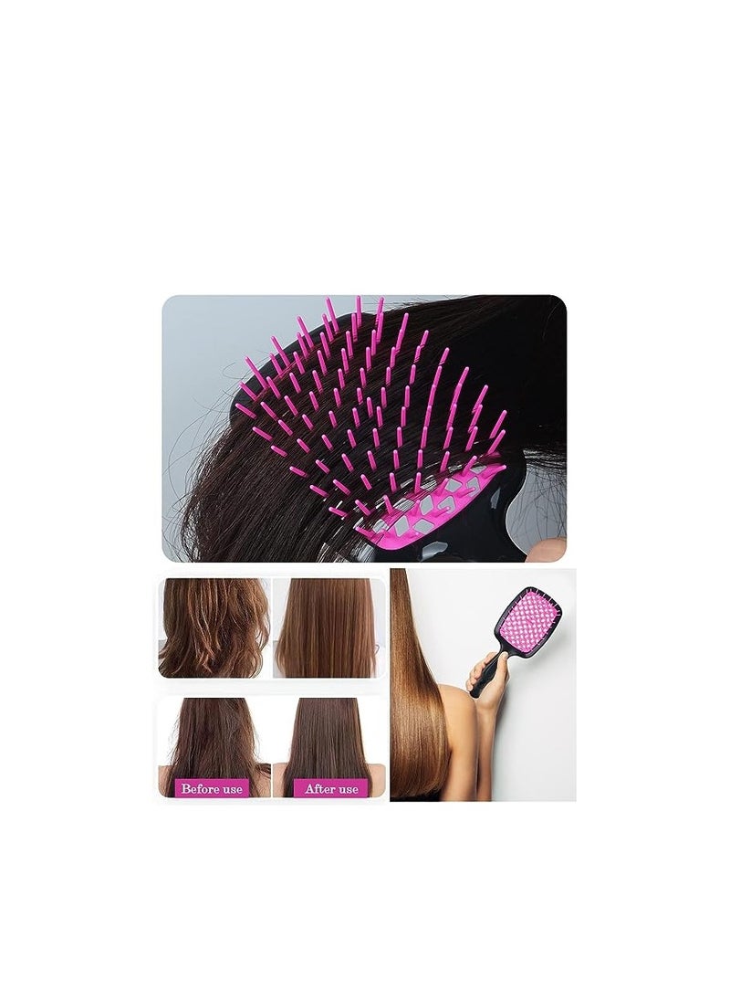 ORiTi ORiTi Hair Brush Comb For Hair Detangling Hair Brush Women Hair Styling Brush Hairbrush For Fine Hair Massage Comb Straw Hair Brush Vented Hair Brush  - Image 3