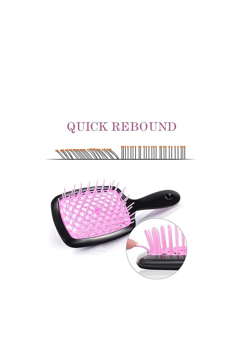 ORiTi ORiTi Hair Brush Comb For Hair Detangling Hair Brush Women Hair Styling Brush Hairbrush For Fine Hair Massage Comb Straw Hair Brush Vented Hair Brush  - Image 4