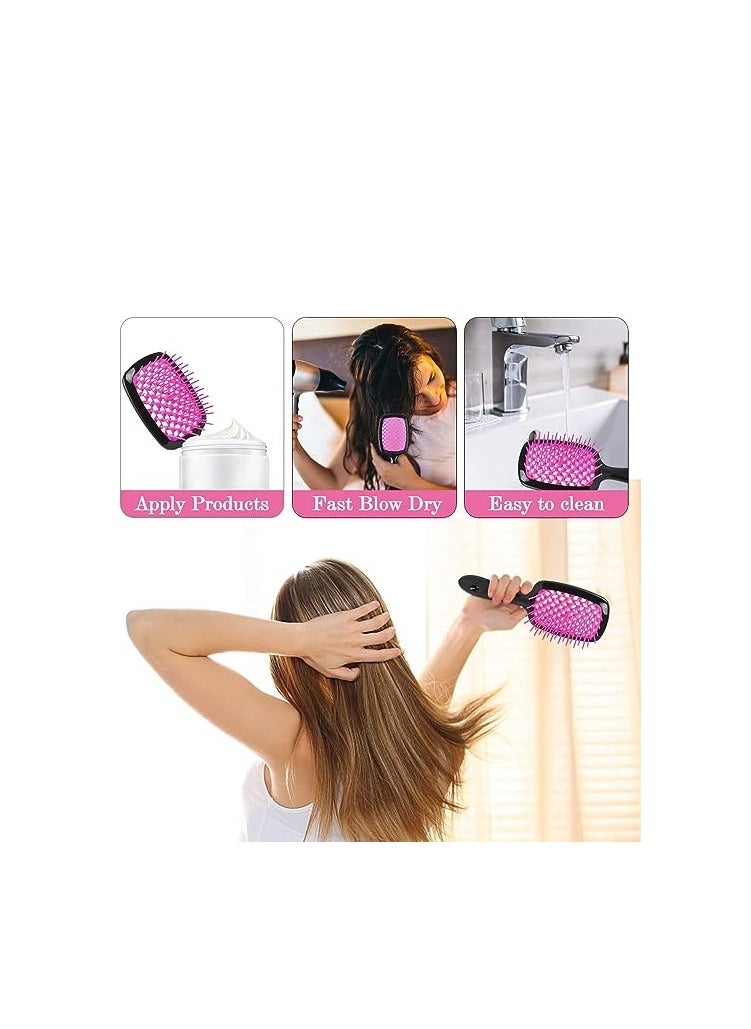 ORiTi ORiTi Hair Brush Comb For Hair Detangling Hair Brush Women Hair Styling Brush Hairbrush For Fine Hair Massage Comb Straw Hair Brush Vented Hair Brush  - Image 5