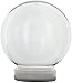 Creative Hobbies 4 Inch DIY Clear Plastic Water Globe Snow Globe with Screw Off Cap -Great for DIY Snow Globes (6) - Image 2