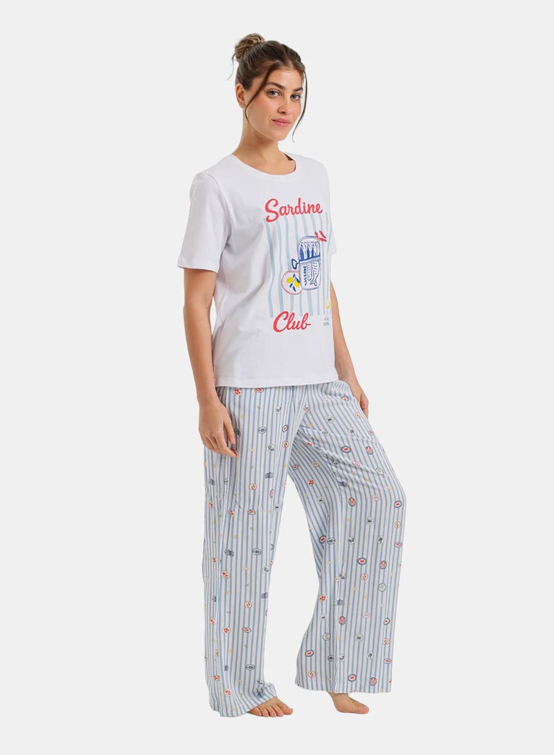 Carina "Sardine Club" Pyjama Set - Image 3