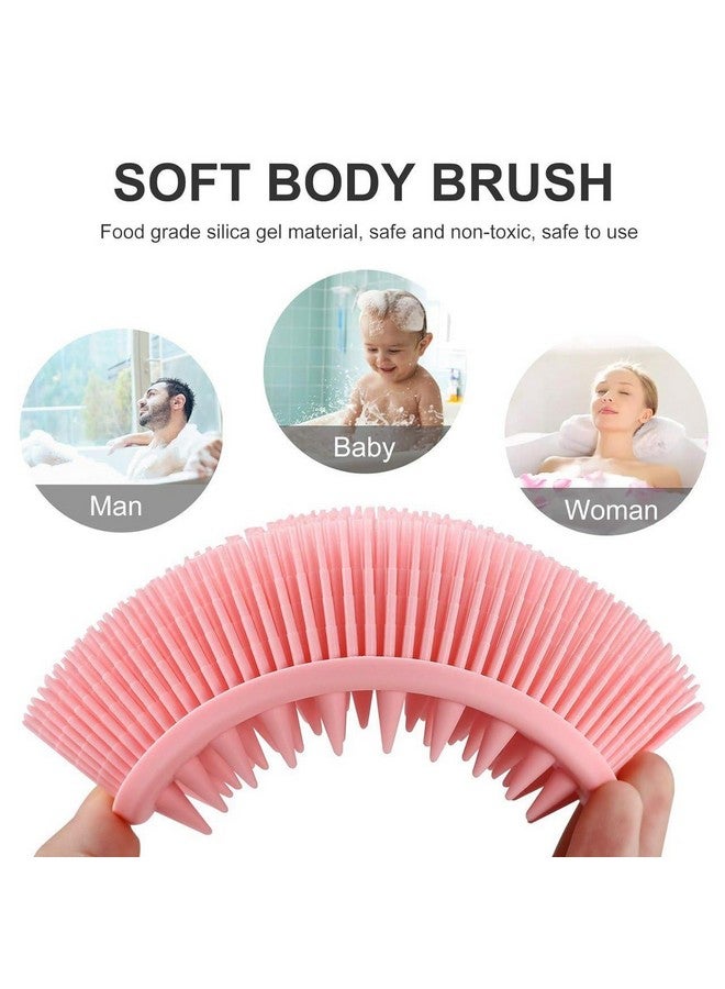 CAVERNSHOP Silicone Body Scrubber - Exfoliating Shower Brush for Smooth Skin - Gentle Hygienic Bath Brush for All Skin Types - Long Lasting Easy Clean - Image 4