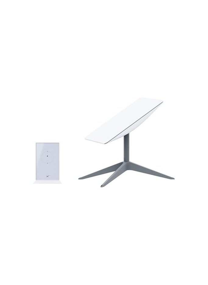 Starlink - Starlink SpaceX Standard Kit Gen 2, Include Router Wi-Fi 5, Dish Antenna, Antenna Stand, Power Cable & Rectangular Satellite Cable Extension, White | 02533004-509/B / 02533004-505/D - Image 1
