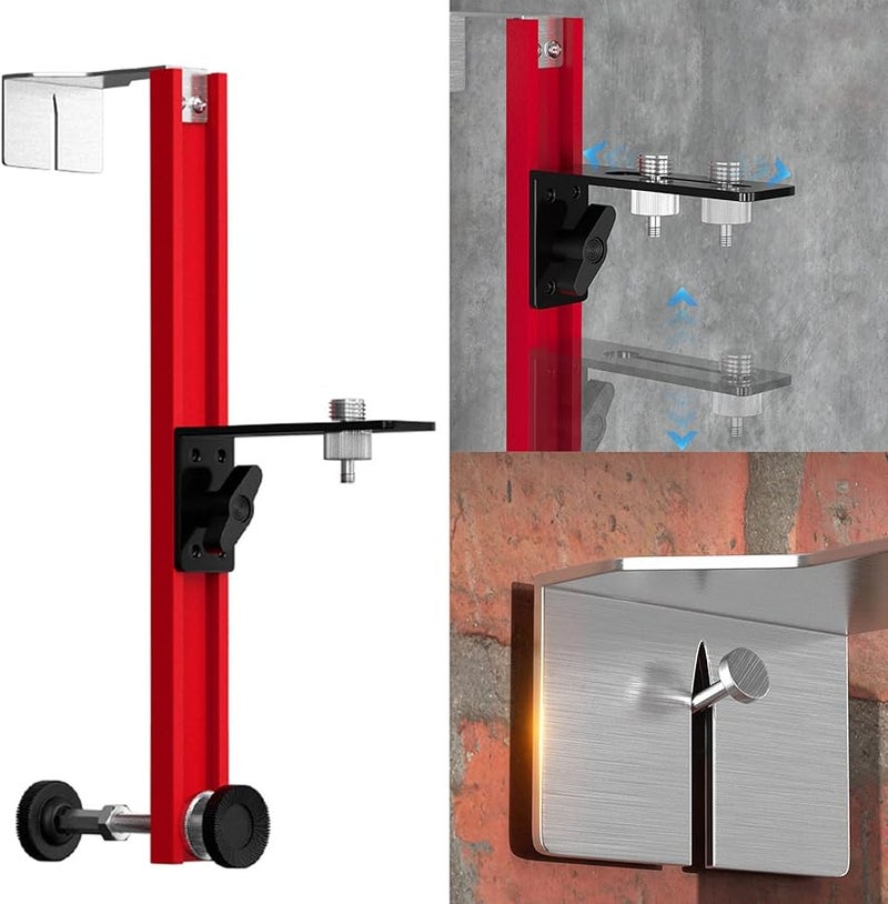 قوس مستوى قابل للتعديل للتركيب على الحائط، مصنوع من سبائك الألومنيوم عالية الدقة، الطراز 60 - Image 3