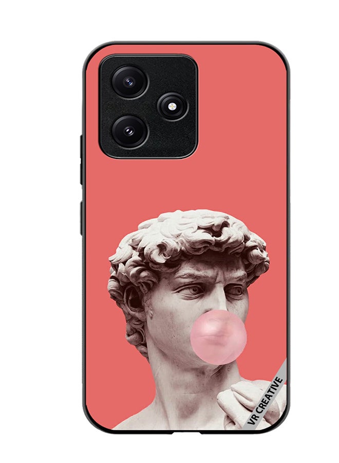 VR CREATIVE Protective Case Cover For Xiaomi Poco M6 Pro 5G Gum, Esthetics, Retro wave Design Multicolour - Image 1