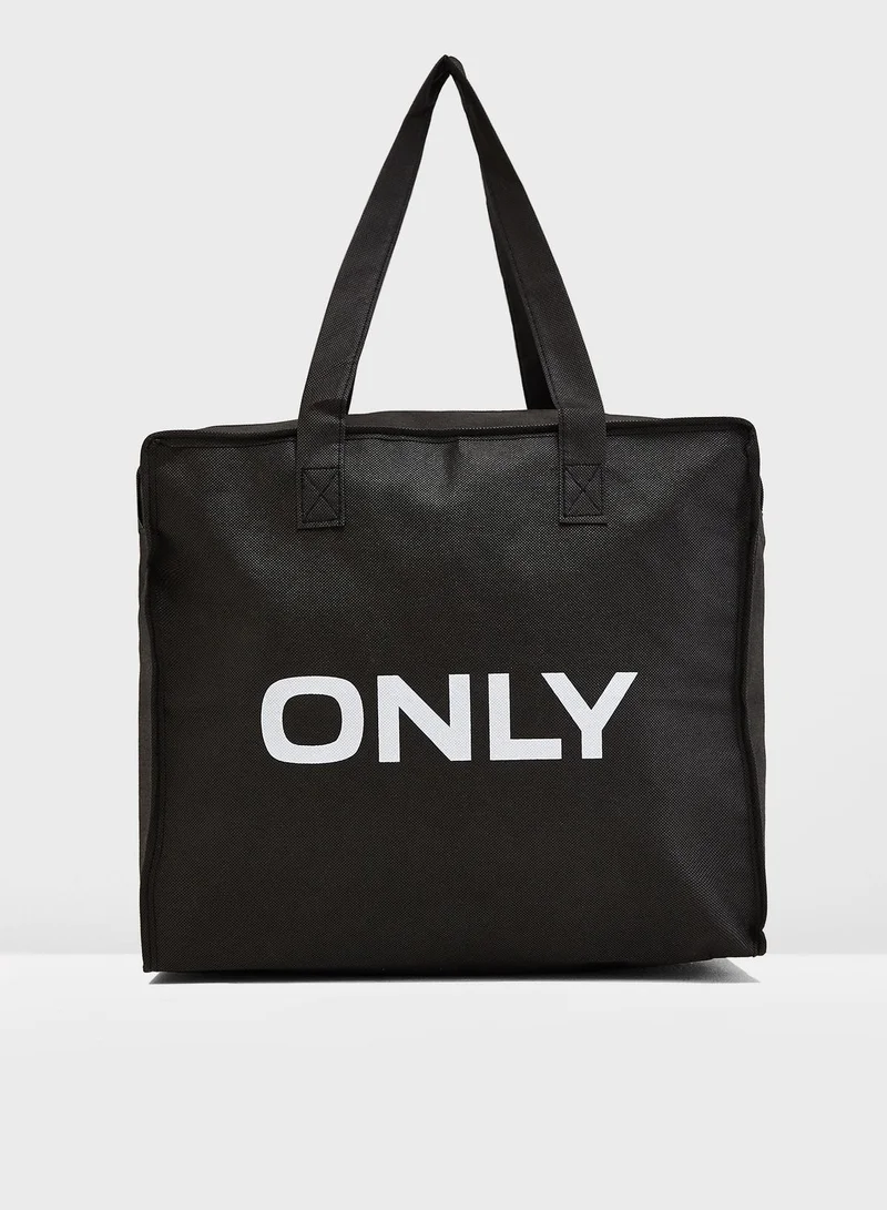 ONLY Shopping Solid Shopper Bag