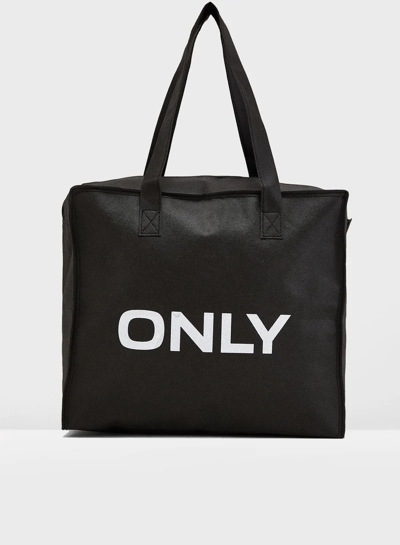 ONLY Shopping Solid Shopper Bag