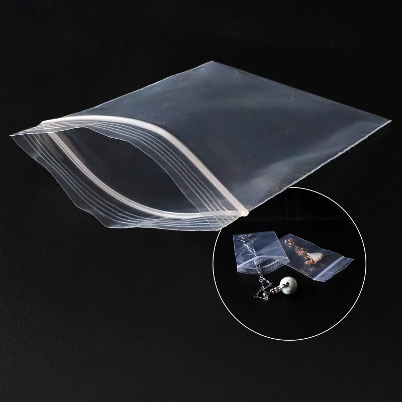 JINYONBAG JINYONBAG Mini Plastic Bags 1000pcs 2x3 Transparent Small Zipper Bags for Jewelry Supplies Beads Screws Vitamin