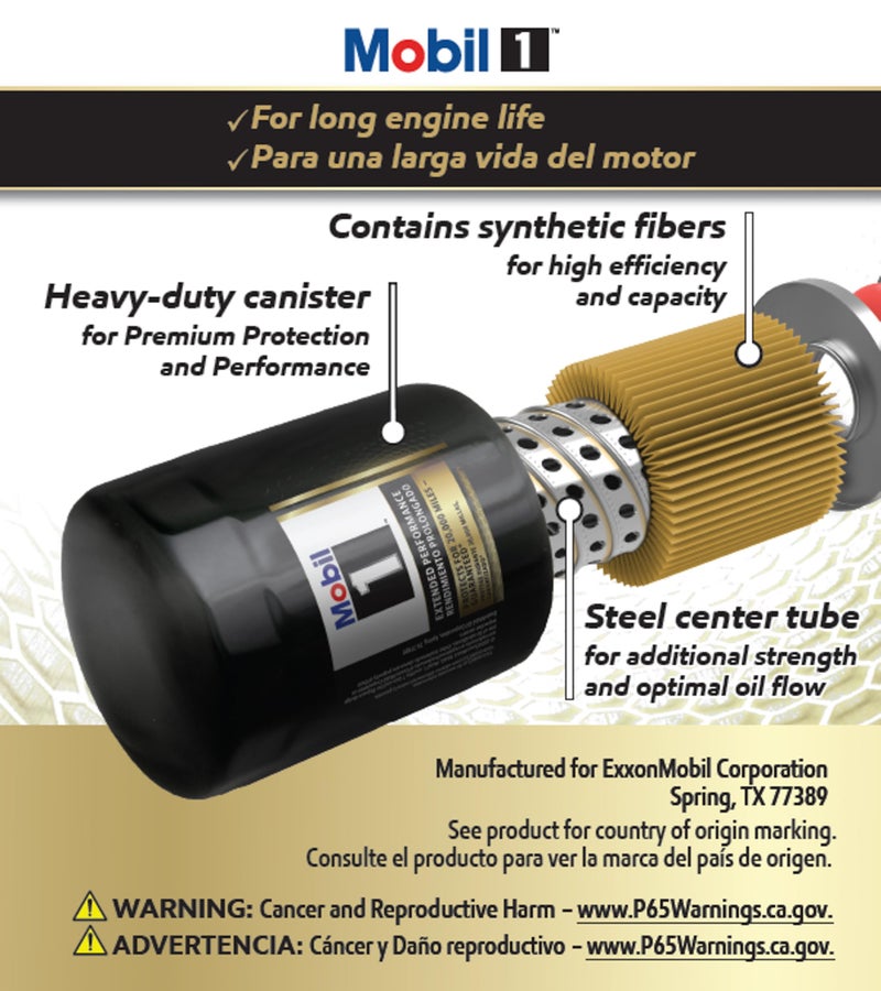 Mobil 1 M1-108A Extended Performance Oil Filter , Pack of 6 - Image 2