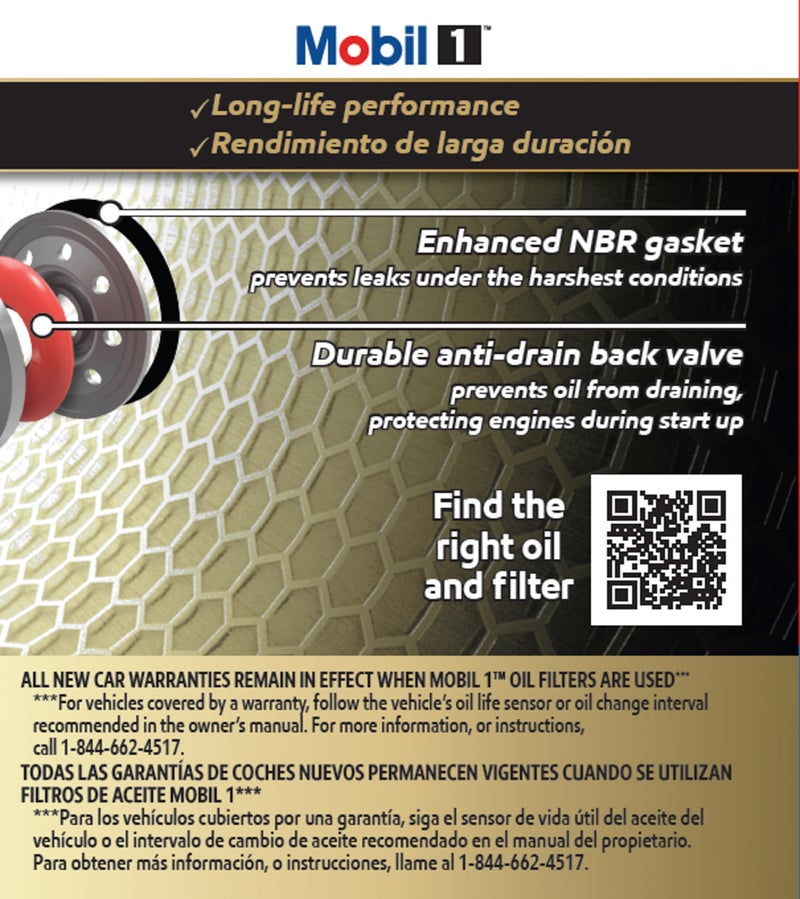 Mobil 1 M1-108A Extended Performance Oil Filter , Pack of 6 - Image 3
