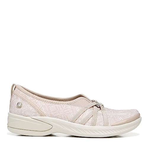 BZees Womens Niche Ballet Flat Beige Batik Fabric 7 US - Image 3