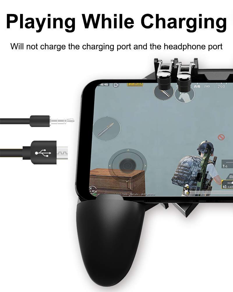 Fabbay Ak-66 Mobile Gaming Controller Gamepad Metal Alloy Triggers Fits Sensitive Shoot Supports For All Android And Ios Phones & Pubg, Fortnite, Knives Out, Cod, Free Fire, Krafton Etc. [video game] [video game] - Image 3