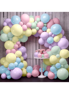 Generic 122Pcs Pastel Balloons Garland Arch Kit,Macaron Balloons Garland Balloons Kit with Party Party Balloon Latex Balloon for Boys Girls Birthday Party Decoration,Wedding,Baby Shower Decoration,Anniversary  - Image 2