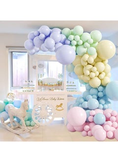 Generic 122Pcs Pastel Balloons Garland Arch Kit,Macaron Balloons Garland Balloons Kit with Party Party Balloon Latex Balloon for Boys Girls Birthday Party Decoration,Wedding,Baby Shower Decoration,Anniversary  - Image 4