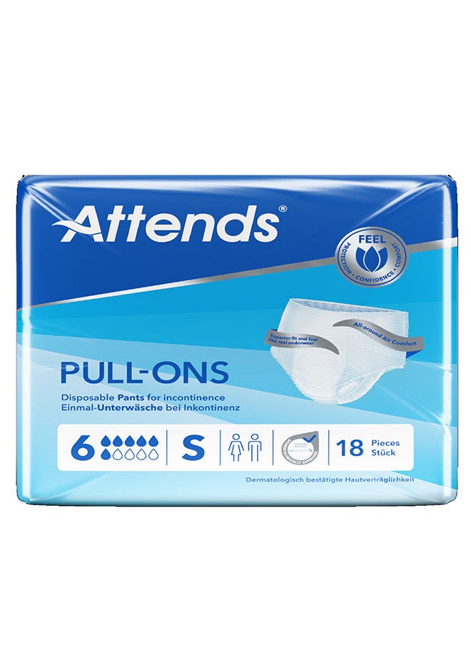 Attends Pull- Ons 6 Small 18 - 211762/211755  - Image 1