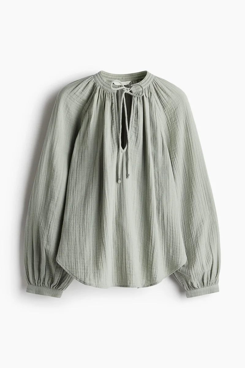 اتش اند ام Muslin blouse