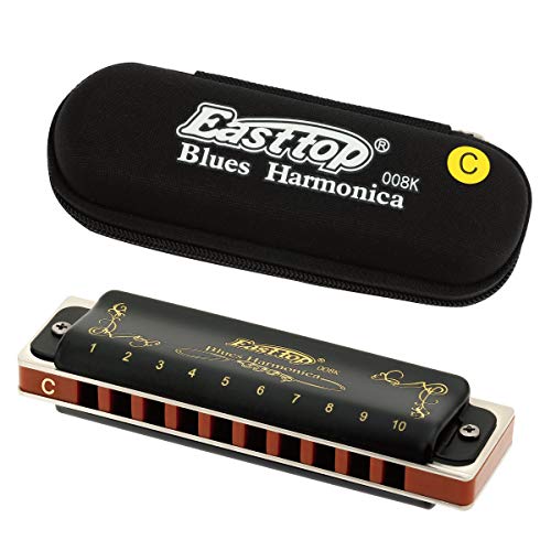 East top Harmonica Key of C 10 Holes 20 Tones 008K Mouth Organ with Black Cover, Top Grade Harmonica for Adults, Professionals and All Level Students as Gift - Image 5