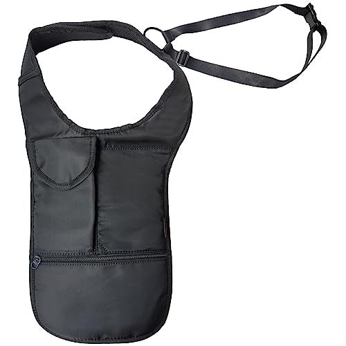 Larswon Underarm Shoulder Bag with Hidden Pocket and Wallet - Anti Theft Armpit Bag for Right-handed - Image 1