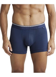 Jockey US60 Men's Super Combed Cotton Elastane Stretch Solid Trunk with Ultrasoft Waistband_Navy_XL