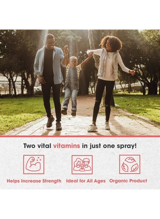 CCL SUPPLEMENTS - Advanced Vitamin D3 (5000 IU) and Vitamin K2 Spray, Liquid D supplement with K1, E Vitamins, Nano Technology for Instant Absorption and Custom Dosage for Adults and Kids (4 oz- 120 Servings) - Image 1