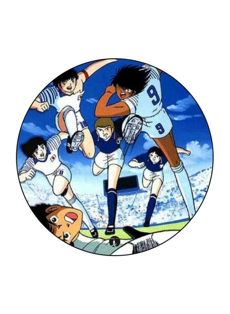 RKN The Anime Captain Majid Theme Printed Fridge Magnet  Blue/White/Green - Image 2