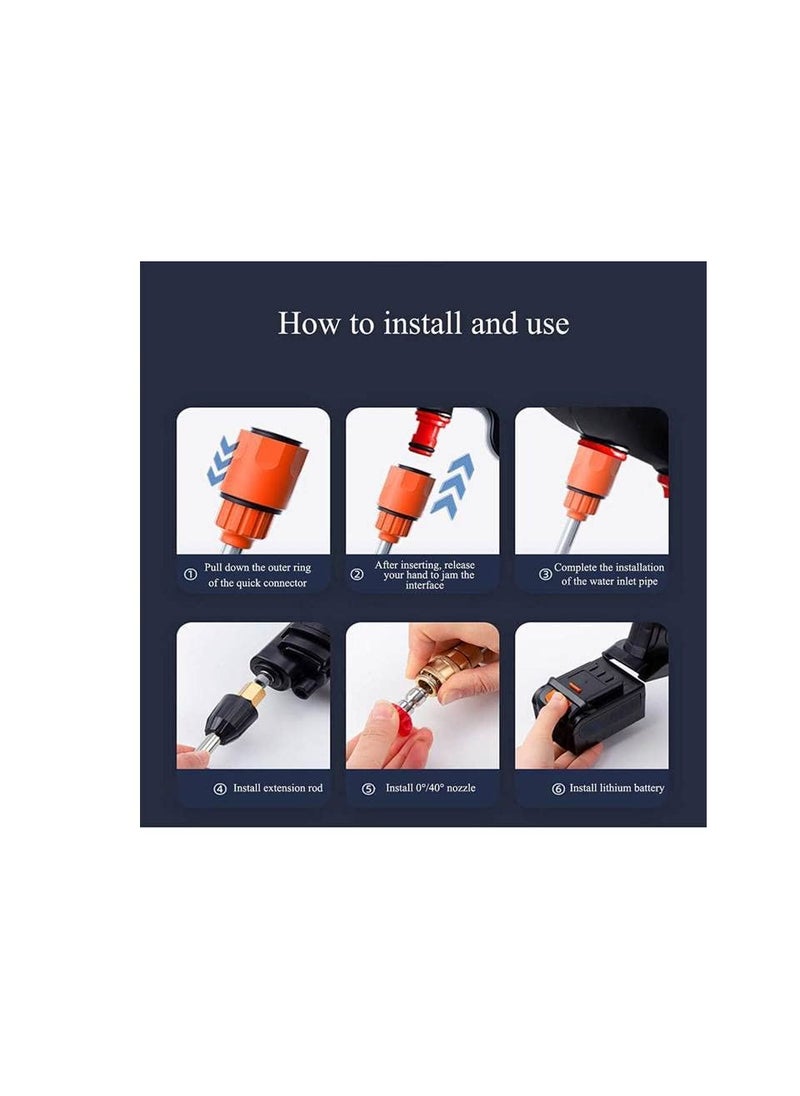 MATIES MATIES High Pressure 24V5 Meter Hose Water Gun CarHome Washer for LandCruiserPradoToyota2018  - Image 5