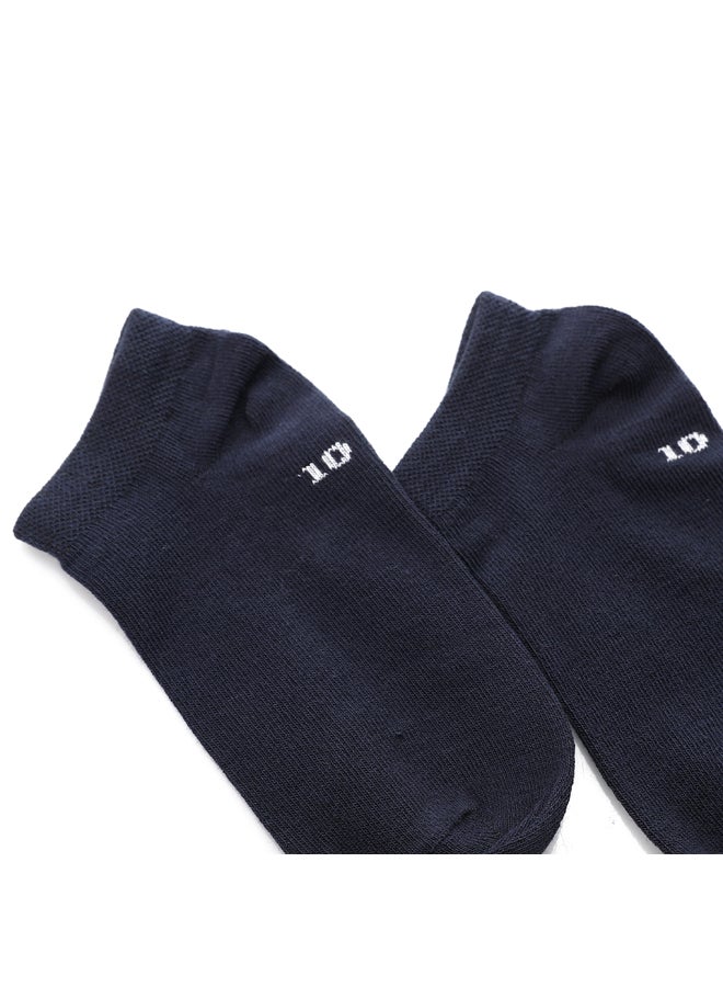 Andora Set of 3 Plain Uncle Socks _ Navy - Image 4