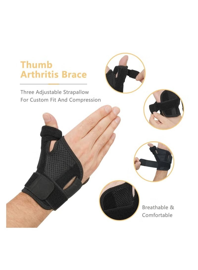 Thumb Arthritis Brace Wrist Strap Joint Thumb Spica Splint for Pain Relief Arthritis Tendonitis Sprains Strains Carpal Tunnel Trigger Thumb Immobilize - Image 5