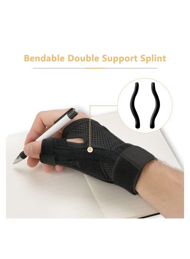 Thumb Arthritis Brace Wrist Strap Joint Thumb Spica Splint for Pain Relief Arthritis Tendonitis Sprains Strains Carpal Tunnel Trigger Thumb Immobilize - Image 3