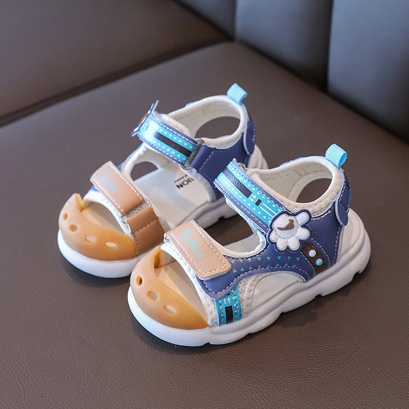 Toe Girls Sandals Boys Baby Soft Soled Shoes Korean Princess Non-Slip Children'S Beach Shoes - Image 4