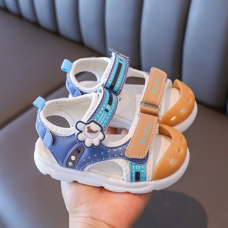 Toe Girls Sandals Boys Baby Soft Soled Shoes Korean Princess Non-Slip Children'S Beach Shoes - Image 5