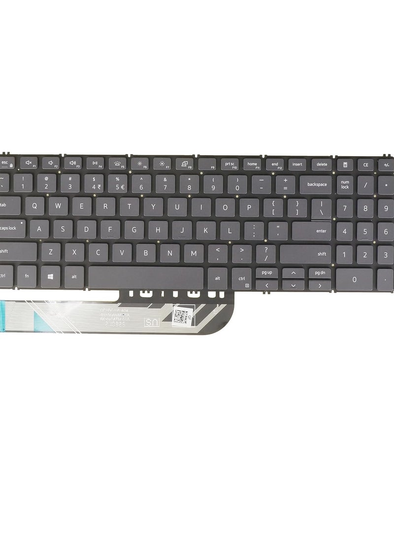 Generic Replacement Arabic English Keyboard for Dell Vostro 3500 3501 5501 5502 5590 7500 7590 Laptop 00WNM6 0WNM6 01FRFK  - Image 1
